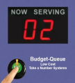 Budget Queue Series Low Cost RF Wireless Take a Number Systems 